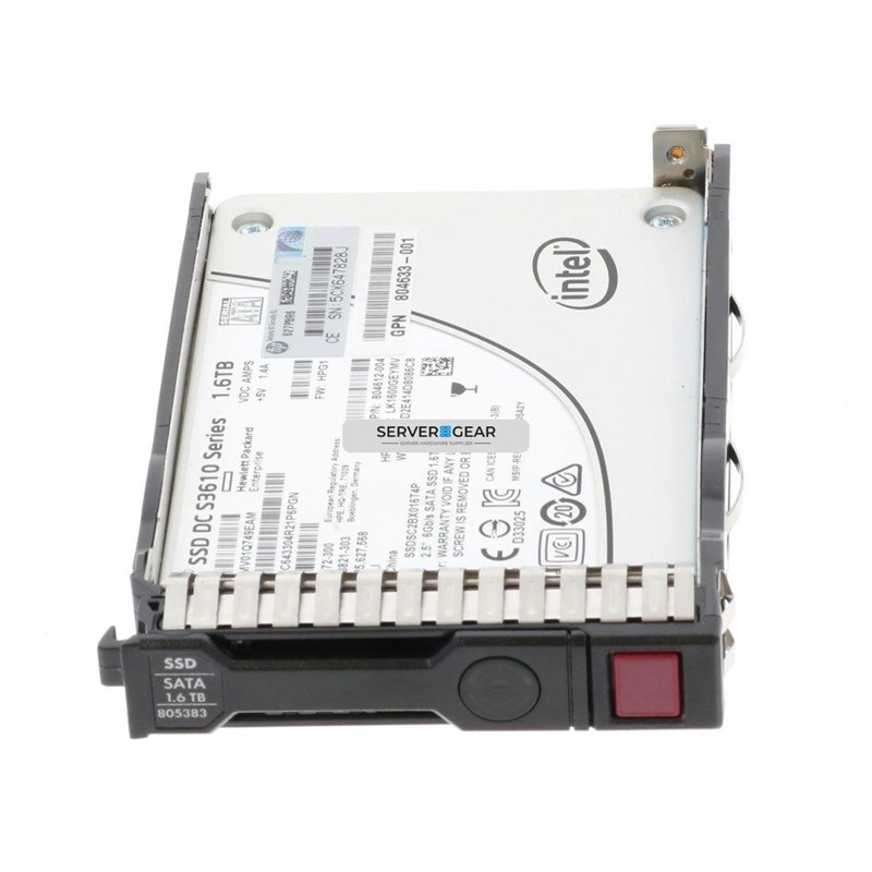 LK1600GEYMV Жесткий диск HP 1.6TB SATA 6G Mixed Used SFF SSD LK1600GEYMV - фото 323574