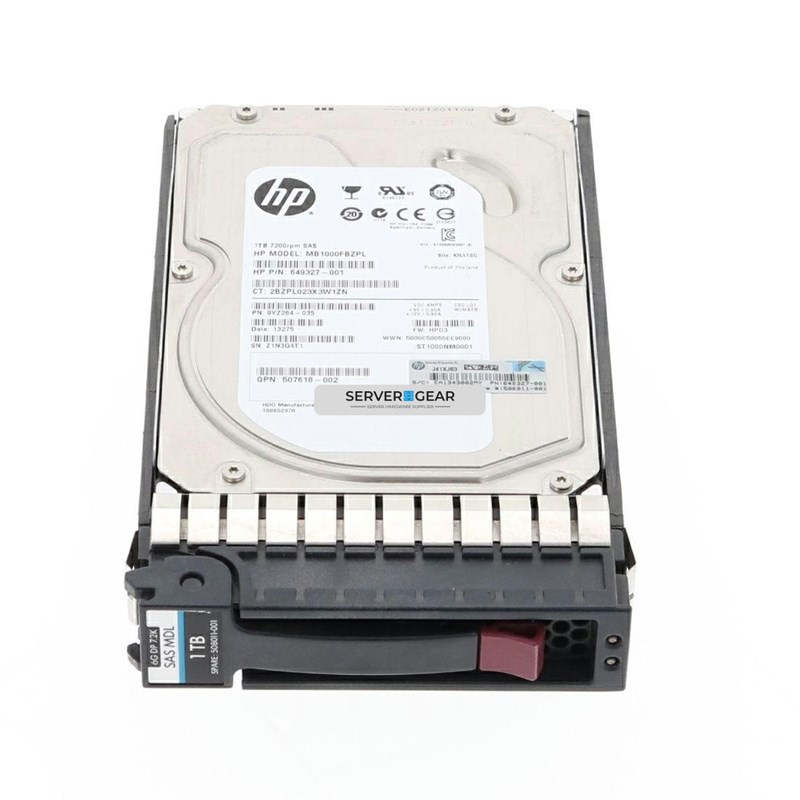 MB1000FAMYU Жесткий диск HP 1TB 6G SAS 7200RPM 3.5' DP MB1000FAMYU - фото 323576