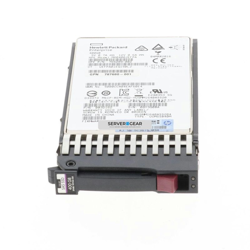 MO0400JEFPA Жесткий диск HP 400GB SAS 12G SFF MSA SSD MO0400JEFPA - фото 323600