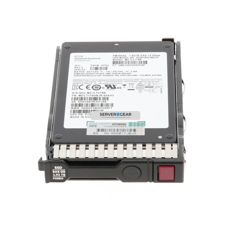 P20834-001 Жесткий диск HP 1.92TB SAS 12G Read Intensive SFF SSD P20834-001 - фото 323734