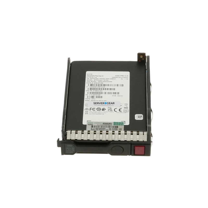 P21083-001 Жесткий диск HP 1.92TB SATA 6G RI SFF SSD for G8-G10 Servers - фото 323738