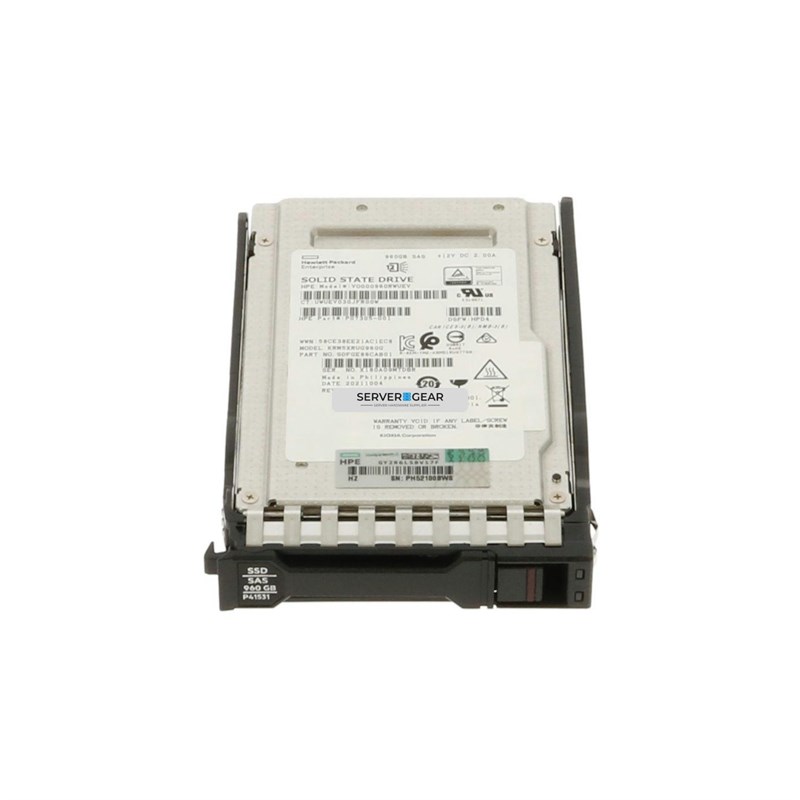 P41531-001 Жесткий диск HP 960GB SAS 12G RI SFF SSD for G10+ Servers P41531-001 - фото 323764