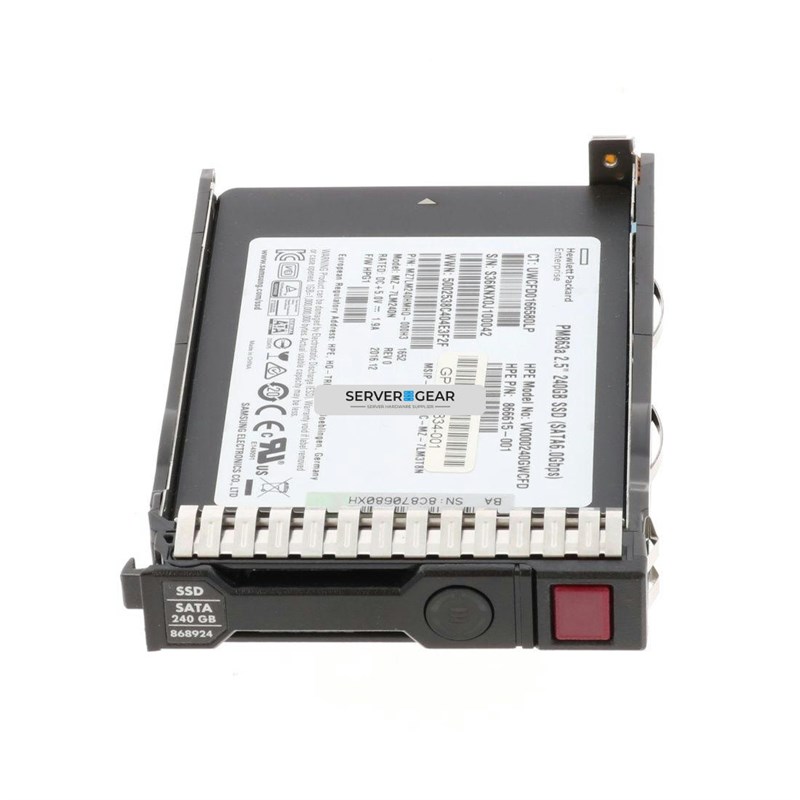 866615-001 Жесткий диск HP 240GB SATA 6G Read Intensive SFF SSD 866615-001 - фото 323791