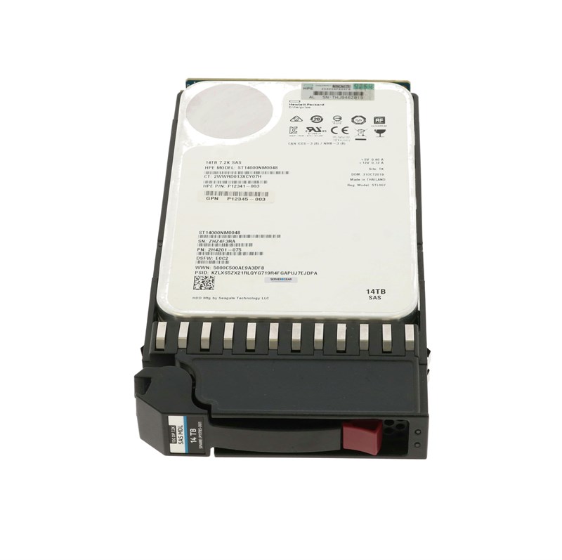 P11785-001 Жесткий диск HP 14TB SAS 12G 7.2K LFF HDD for MSA Storage P11785-001 - фото 323797