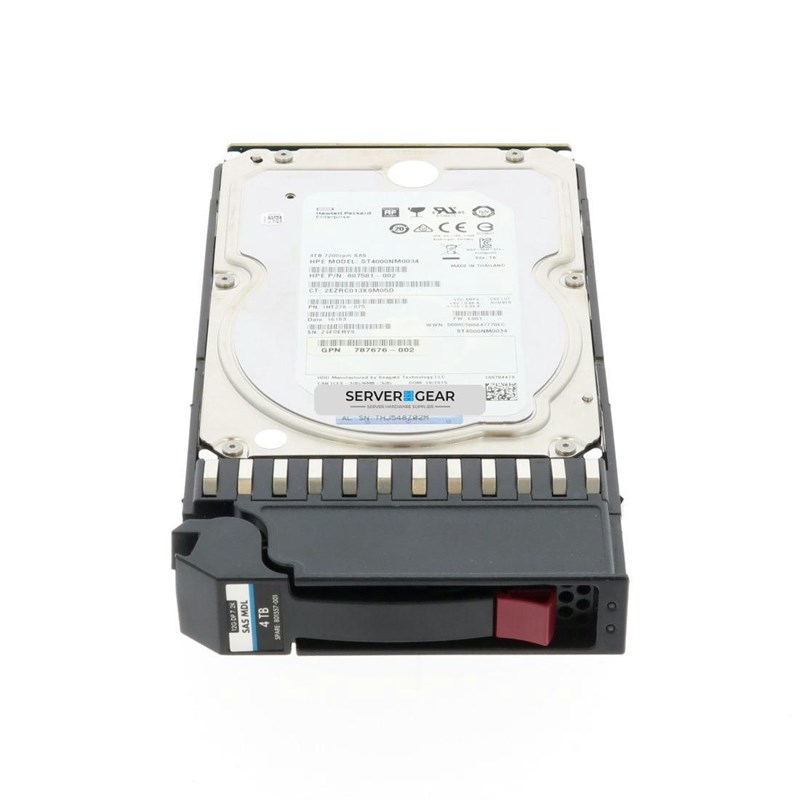 ST4000NM005A-MSA Жесткий диск HP 4TB SAS 12G 7.2K LFF HDD for MSA Storage - фото 323803
