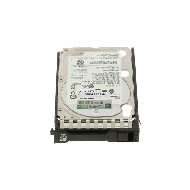 P30573-001 Жесткий диск HP 2TB SATA 6G 7.2K SFF BC HDD for G10+/G11 P30573-001 - фото 323845