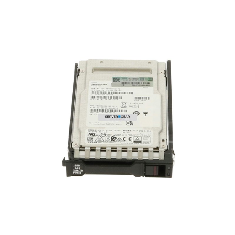 P40508-B21 Жесткий диск HP 3.84TB SAS 12G RI SFF BC SSD for G10+/G11 - фото 323849