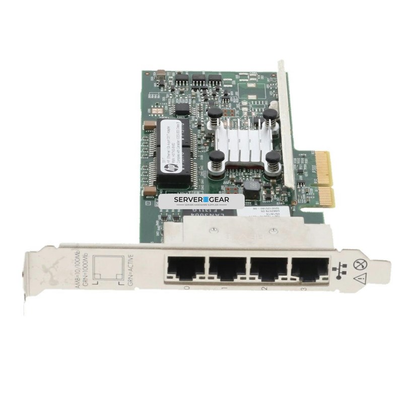 649871-001 Адаптер HP 331T 1Gb 4-Port PCI Ethernet Adapter (HP+LP) - фото 324022