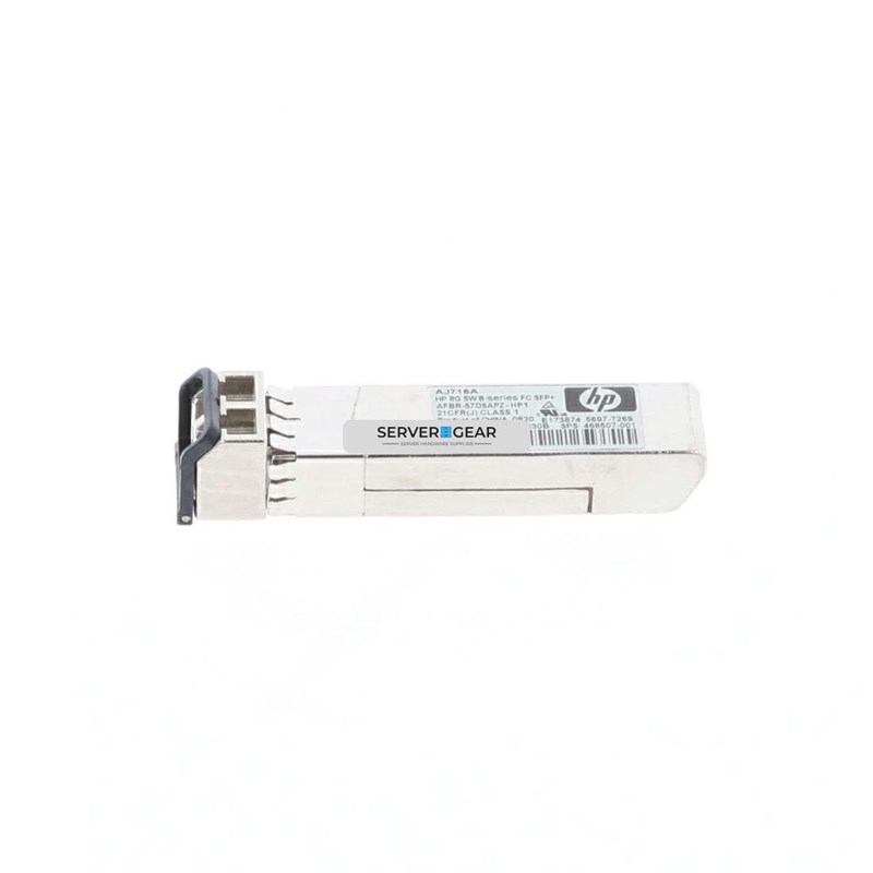 AJ716B Трансивер HP 8Gb SW B-Series FC SFP+ Transceiver AJ716B - фото 324295