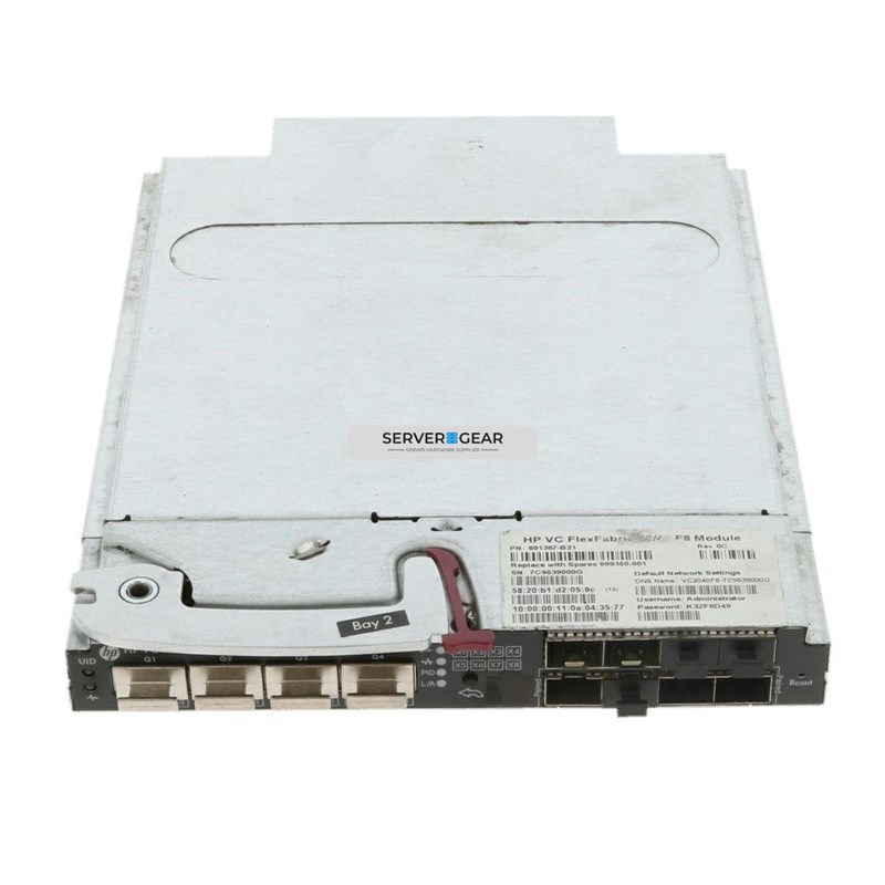 699350-001 Переключатель HP VC Flexfabric 20/40 F8 Module for C7000 699350-001 - фото 324748