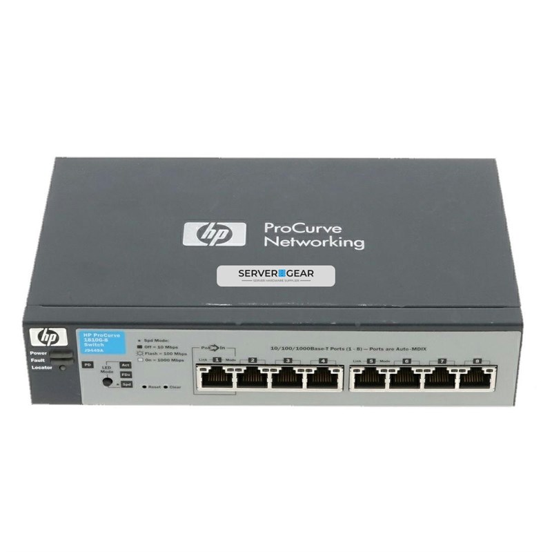 J9449-69001 Переключатель HP 1810-8G Switch J9449-69001 - фото 325645