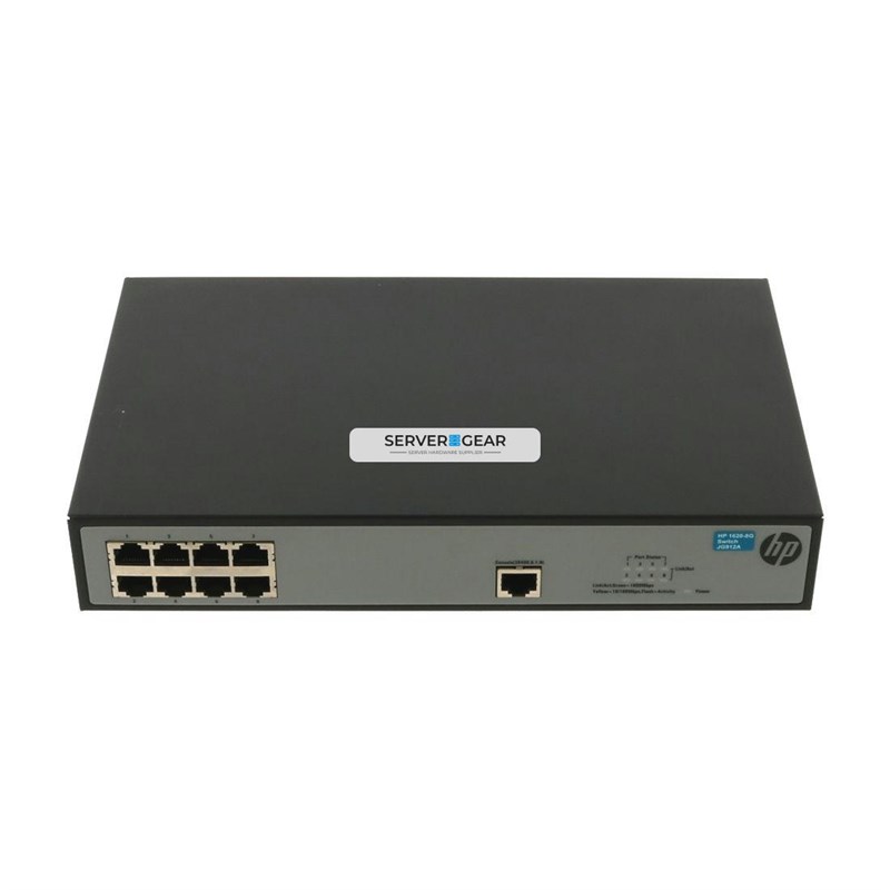 JG912A Переключатель HP Officeconnect 1620-8G Switch(8x1G BASE-T) - фото 325737