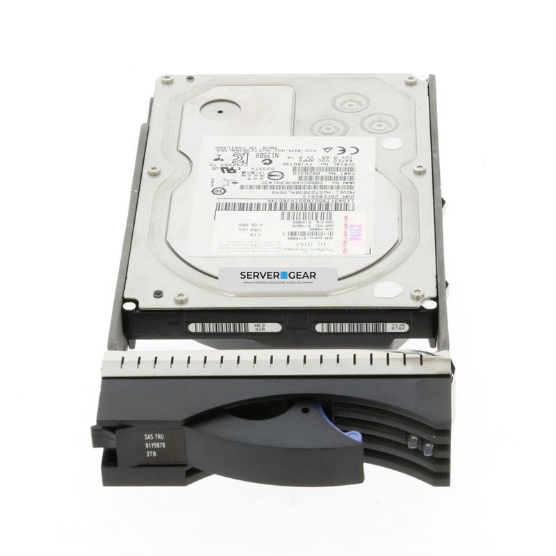 81Y9878-T10PI Жесткий диск 3TB 7.2K 3.5inch SAS harddrive - фото 327264
