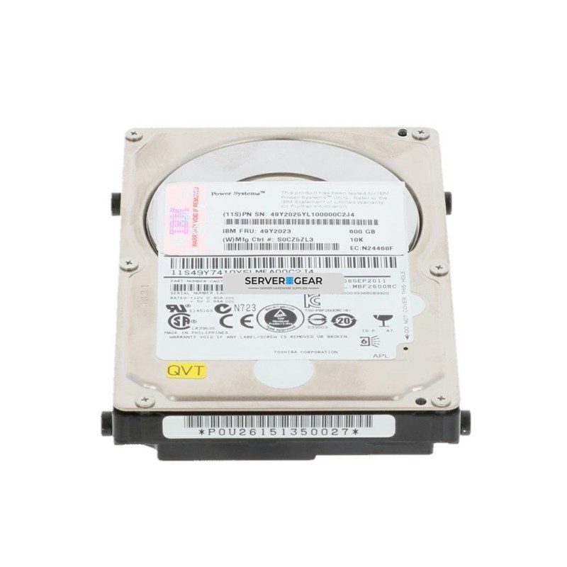 49Y2023 Жесткий диск 600GB 10K 6Gbps SAS 2.5in SFF HDD 49Y2023 - фото 328479