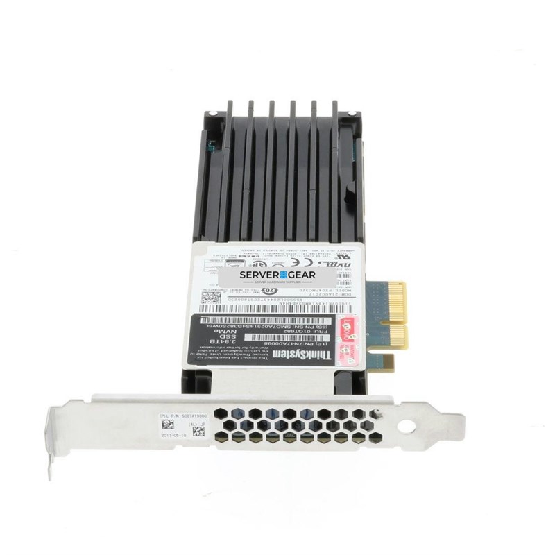 7N47A00098 Адаптер ThinkSystem HHHL PX04PMC 3.84TB Mainstream NVMe PCIe 3.0 x4 Flash Adapter - фото 328667