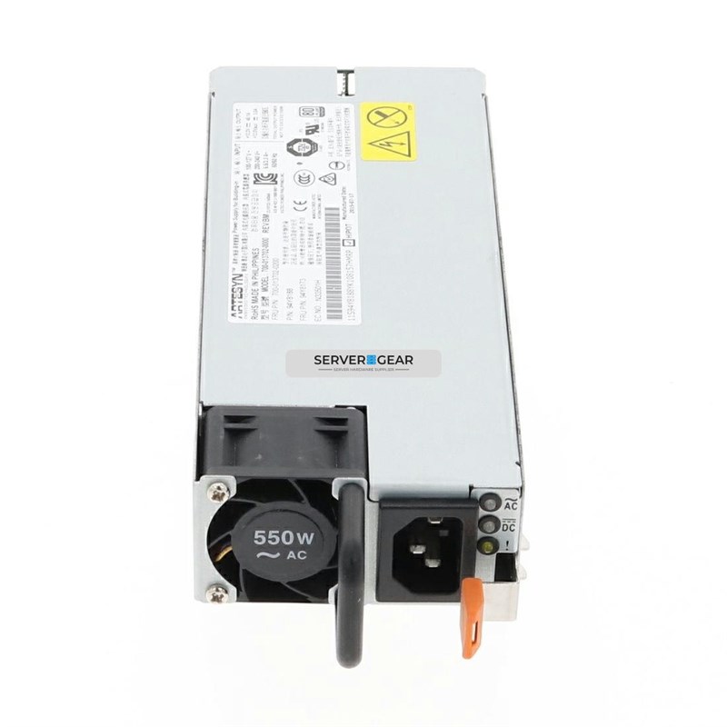 94Y8173 Блок питания System x 550W High Efficiency Platinum AC Power Supply - фото 328771