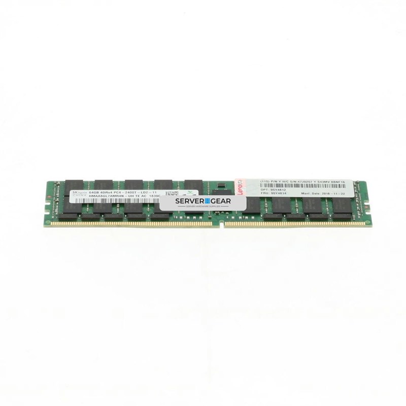 95Y4814 Оперативная память 64GB TruDDR4 Memory (4Rx4,1.2V) PC4-17000 CL15 95Y4814 - фото 328785