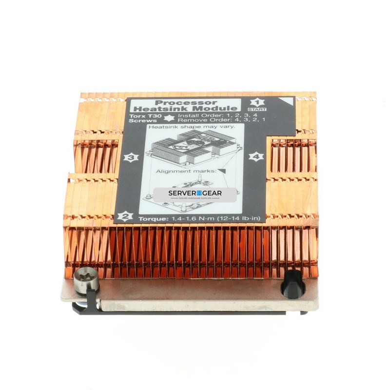 00MW611 Радиатор Heatsink SD530 Front 85A 00MW611 - фото 329265