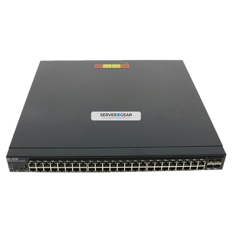 49Y7894 Сеть хранения данных IBM System Networking RackSwitch G8052 (rear to 49Y7894 - фото 329674