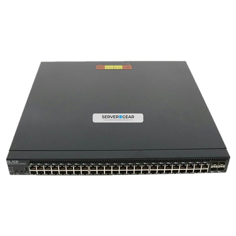 49Y7922 Сеть хранения данных IBM System Networking RackSwitch G8052 (rear to - фото 329676