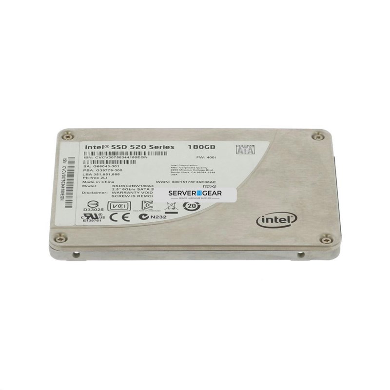 SSDSC2BW180A3 Жесткий диск 180GB SSD 2.5 SATA 6GB MLC SSDSC2BW180A3 - фото 330102