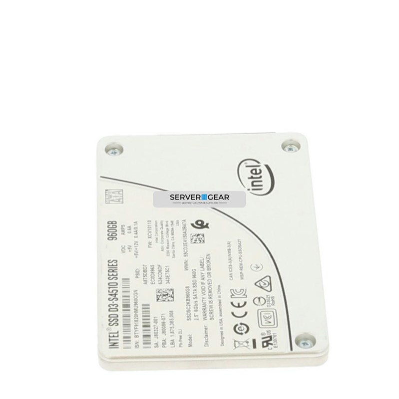 SSDSC2KB960G8 Жесткий диск 960GB SSD 2.5 SATA 6G MIX SSDSC2KB960G8 S4510 SSDSC2KB960G8 - фото 330107