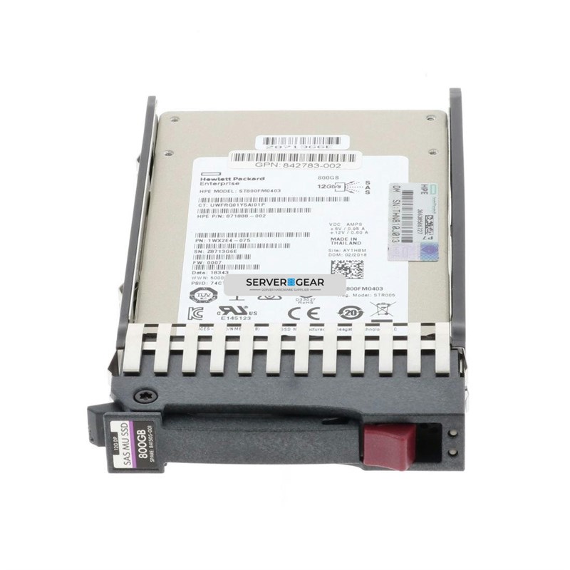 MO000800JWFWP-MSA-SF Жесткий диск HP 800GB SAS 12G MU SFF SSD for MSA Storage MO000800JWFWP-MSA-SF - фото 330697