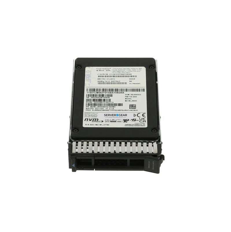 ES1K Жесткий диск 800GB SSD PCIe4 NVMe U.2 Module (IBM i) ES1K - фото 330756