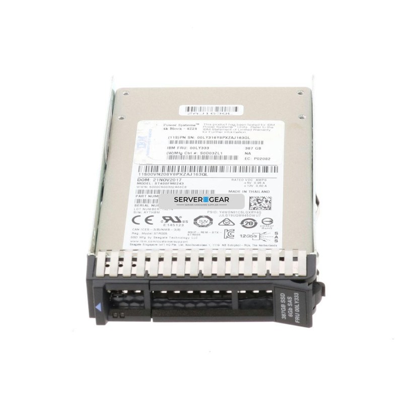 00LY333-POWER-P Жесткий диск 387GB SFF-3 SSD 4k eMLC4 - фото 330801