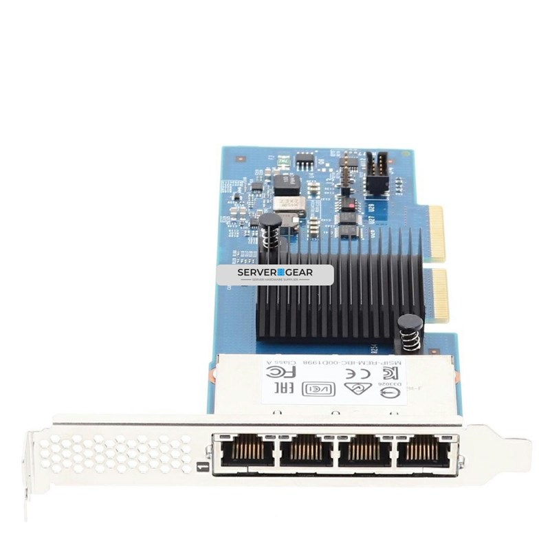 00D1998 Сетевая карта Intel I350-T4 ML2 Quad Port GbE Adapter 00D1998 - фото 331003