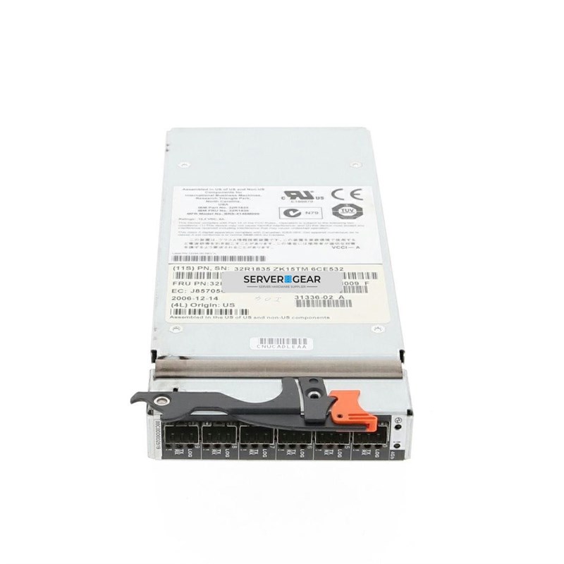 32R1833 Переключатель McDATA® 20-Port 4 Gigabit Fibre Channel Switch Mod Module 32R1833 - фото 331140