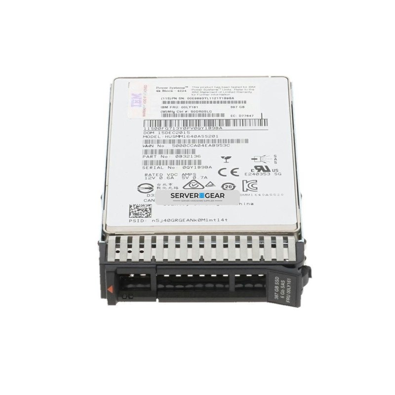 00E8693 Жесткий диск 387GB SSF-3 4 K SSD (IBM i) 00E8693 - фото 331327