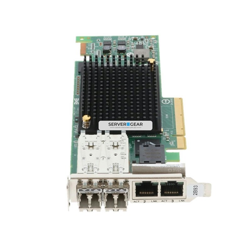 00E9284 Адаптер PCIe3 LP 4-Port (10Gb FCoE & 1GbE) SR&RJ45 - фото 331329