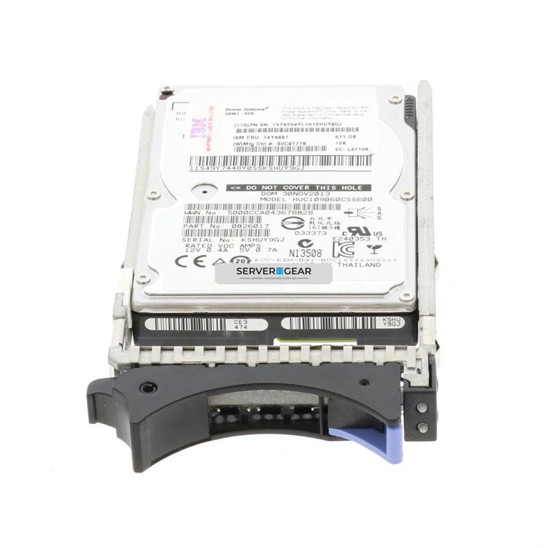 19A3 Жесткий диск 571GB 10K RPM SAS SFF-1 DISK (IBM i) 19A3 - фото 331385