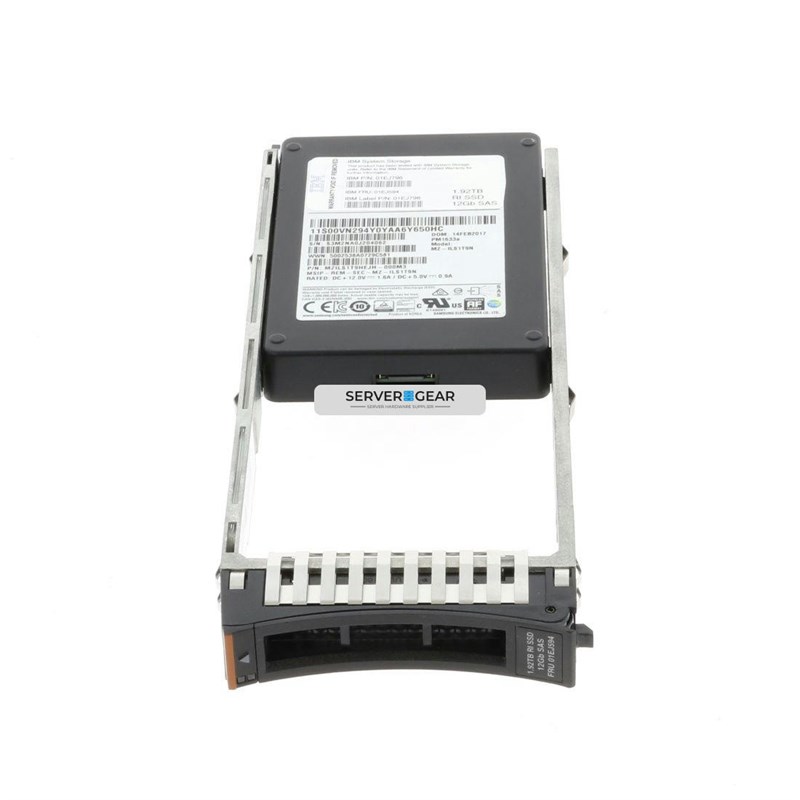 01EJ798 Жесткий диск IBM 1,92TB SFF 12GB SAS SSD - фото 331506