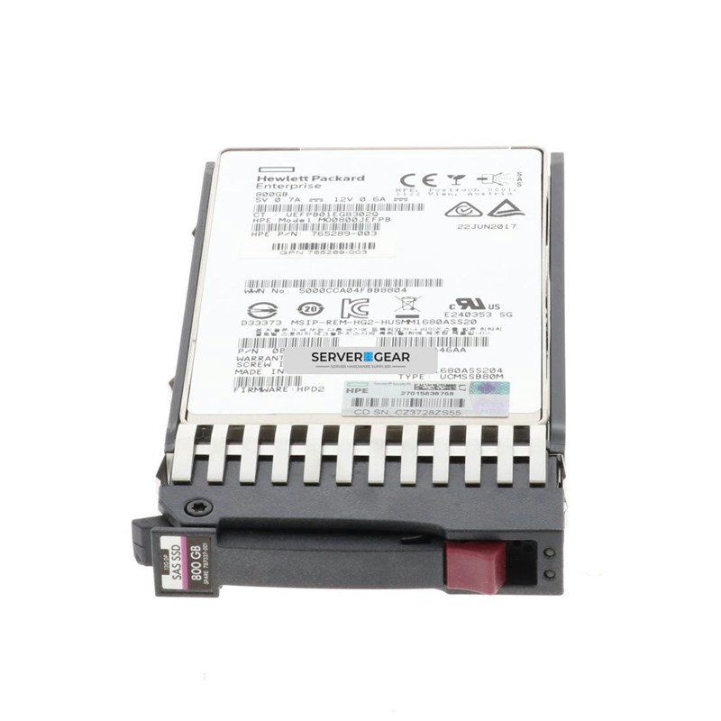 MO0800JEFPB-MSA-SFF Жесткий диск HP 800GB SAS 12G EM SFF SSD for MSA Storage MO0800JEFPB-MSA-SFF - фото 331553