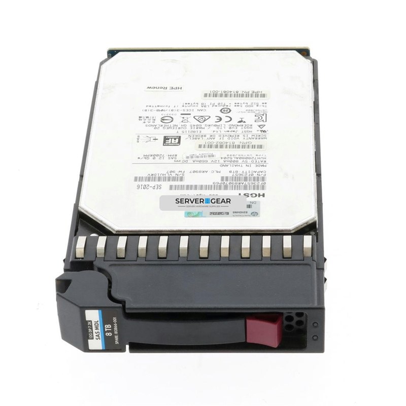 ST8000NM0075-HP Жесткий диск HP 8TB SAS 12G 7.2K LFF Hard drive ST8000NM0075-HP - фото 331961