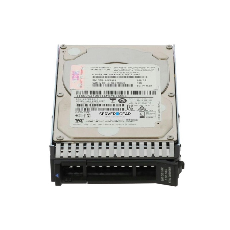 ELF5 Жесткий диск 600GB 10K RPM SAS SFF-3 Disk Drive 4K ELF5 - фото 332156