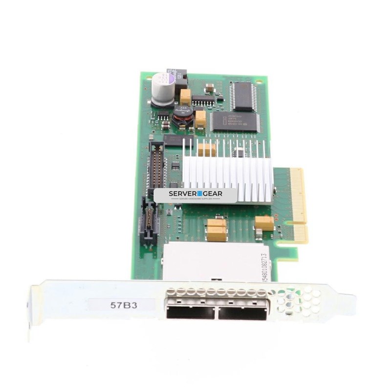57B3 Адаптер SAS 3Gb 2-Port PCIe (x8) Disk/Tape Adapter - фото 332319