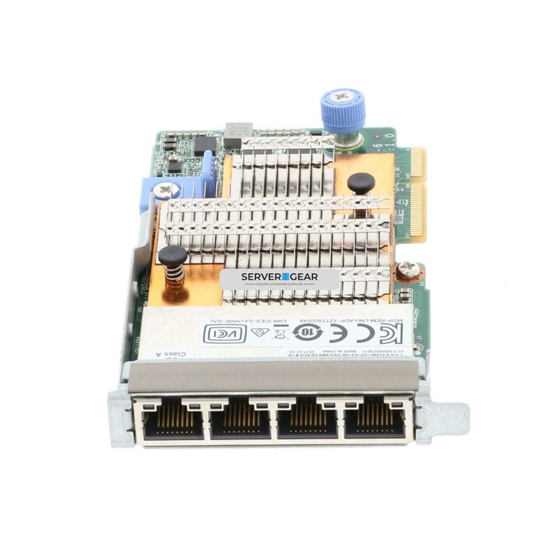 01PE411 Адаптер ThinkSystem 10Gb 4-port Base-T LOM - фото 332365