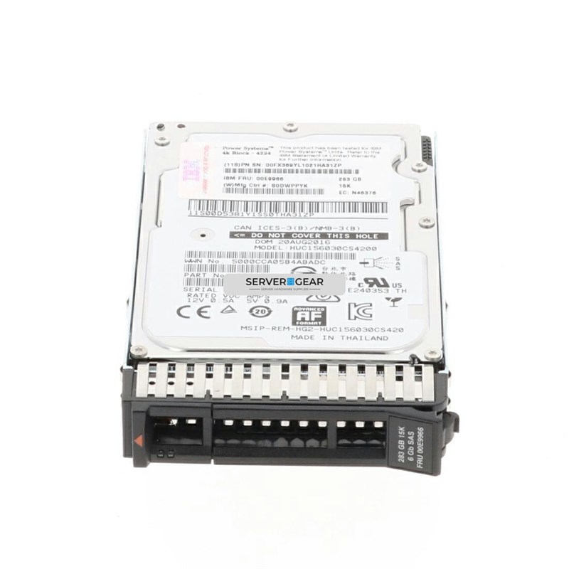 ESFA Жесткий диск 283GB 15K SAS SFF-3 4K BLOCK DISK (IBM i) ESFA - фото 332847