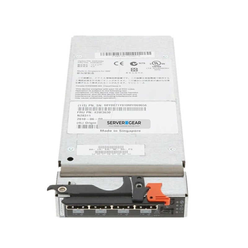 47C2427 Контроллер IBM BladeCenter S SAS RAID Controller Module (No battery) 47C2427 - фото 332857