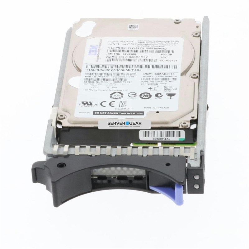 74Y9269 Жесткий диск 600GB 10K RPM SAS SFF-1 HDD (AIX) 74Y9269 - фото 332912