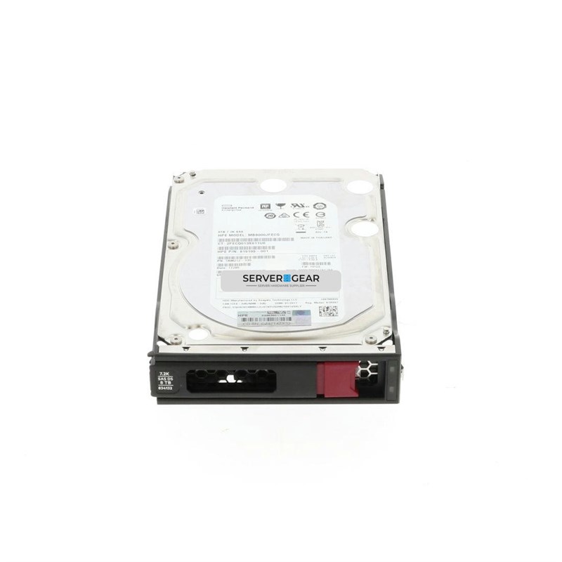 P17960-B21 Жесткий диск HP 8TB SAS 12G 7.2K LFF HDD for G8-G10 Servers - фото 332918
