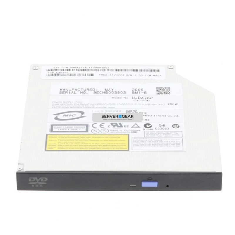 44V4223 Запчасти 8x/24x SATA Slimline DVD-ROM 44V4223 - фото 333009