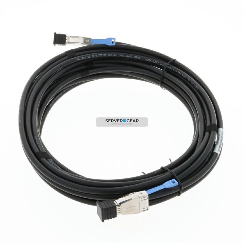 112-00439 Кабель Netapp 5M MiniSAS HD to MiniSAS HD Cable 112-00439 - фото 333265