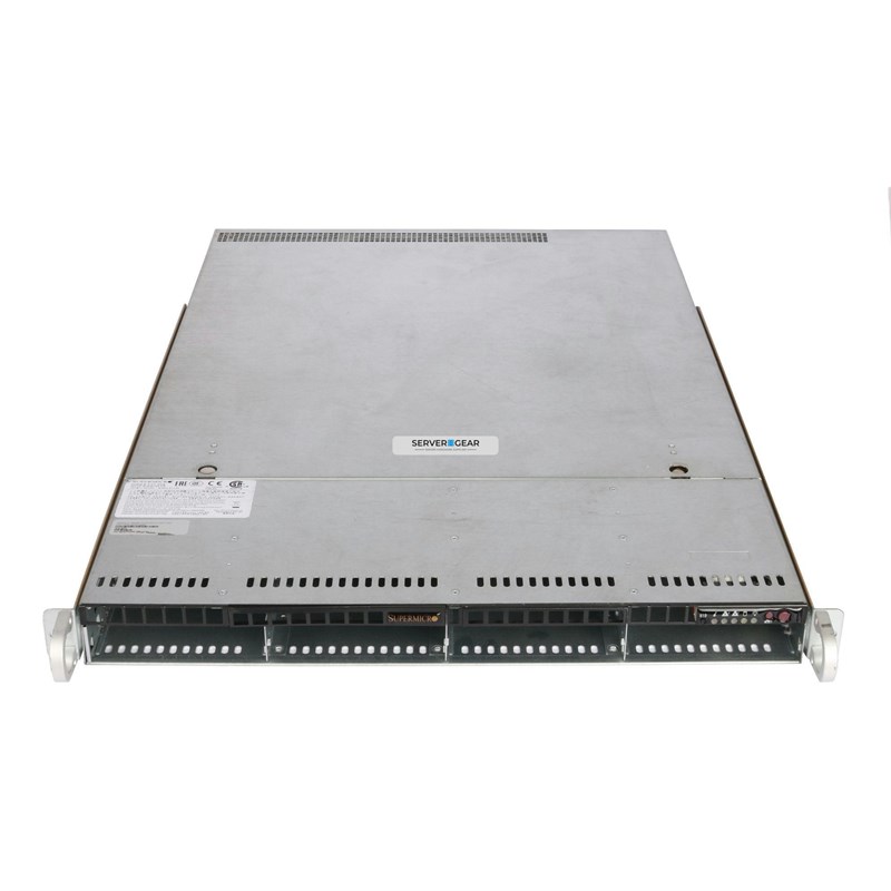 CSE-815-X10SRW-F Сервер Supermicro CSE-815 X10SRW-F 1U 4x3.5 - фото 333289