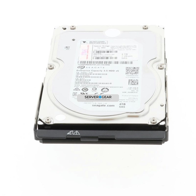 00Y8787 Жесткий диск IBM 4TB 7200RPM 3.5INCH NL SAS 6GBPS HS HDD 00Y8787 - фото 333309