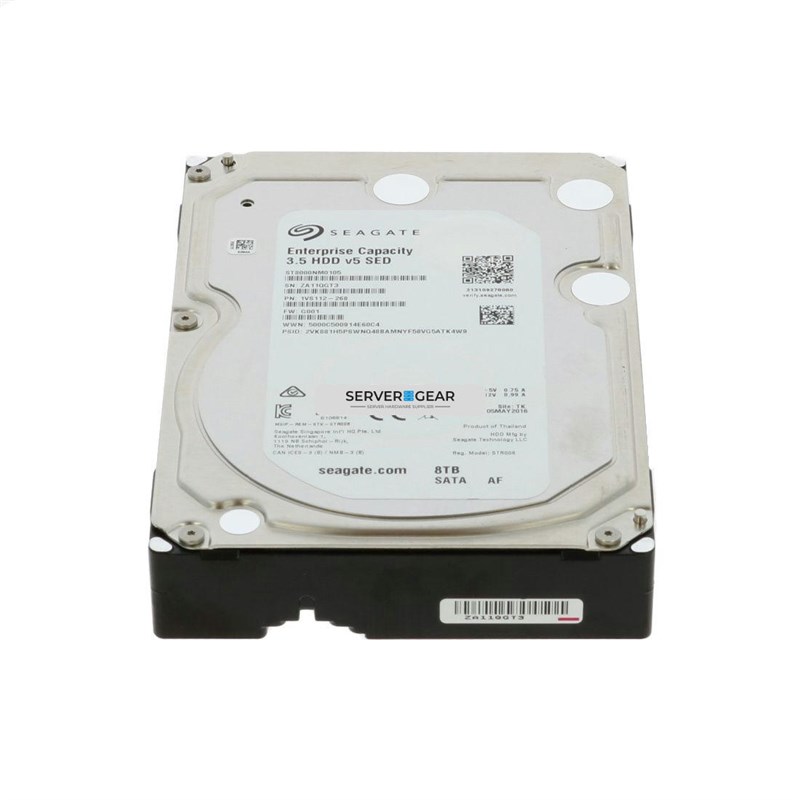 ST8000NM0105-SM Жесткий диск 8TB 7.2K 3.5 SATA 6G ST8000NM0105 ST8000NM0105-SM - фото 333347