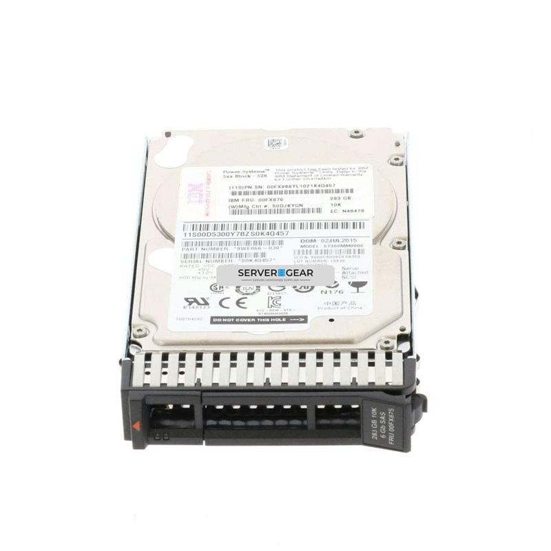 59FC Жесткий диск 283GB 10K RPM SAS SFF-3 Disk Unit (IBM i) 59FC - фото 333467